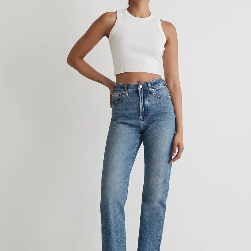NWT Madewell 90s straight jeans- W32 Tall